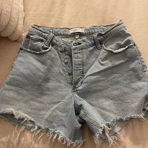 Curve love Abercrombie jean shorts